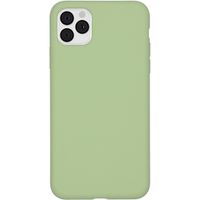 Accezz Liquid Silicone Backcover iPhone 11 Pro Max - Groen