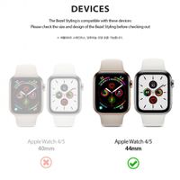 Ringke Bezel Styling Apple Watch Serie 4/5 44mm - Zwart