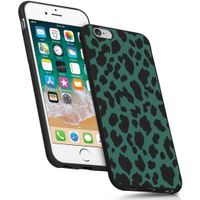 iMoshion Design hoesje iPhone 6 / 6s - Luipaard - Groen / Zwart