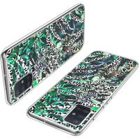 iMoshion Design hoesje Galaxy A51 - Jungle - Wit / Zwart / Groen