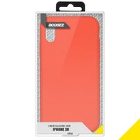 Accezz Liquid Silicone Backcover iPhone Xr - Nectarine