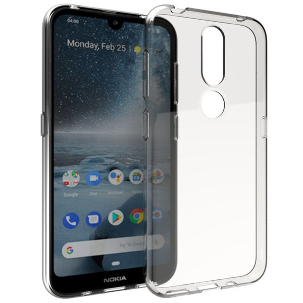 Accezz Clear Backcover Nokia 4.2 - Transparant