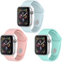 iMoshion Siliconen bandje Multipack Apple Watch Series 1-8 / SE / Ultra - 42/44/45/49 mm