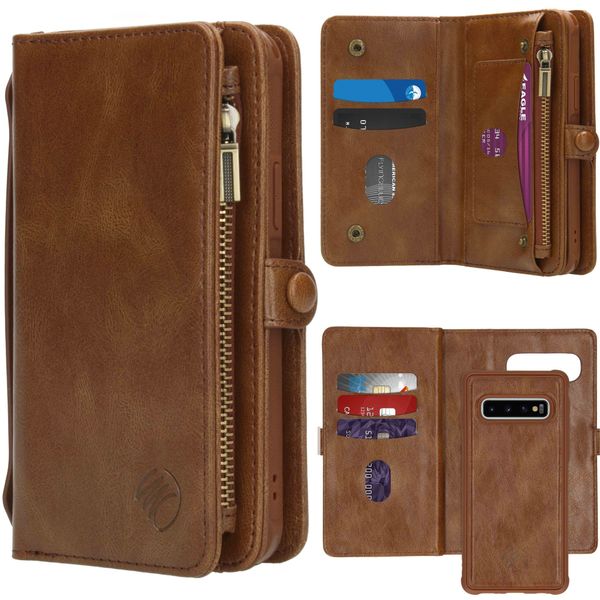 iMoshion 2-in-1 Wallet Bookcase Samsung Galaxy S10 - Bruin