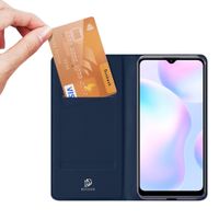 Dux Ducis Slim Softcase Bookcase Xiaomi Redmi 9A - Donkerblauw