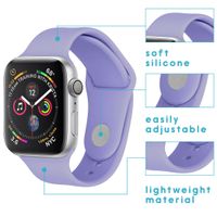 iMoshion Siliconen bandje Apple Watch Series 1-8 / SE / Ultra - 42/44/45/49 mm