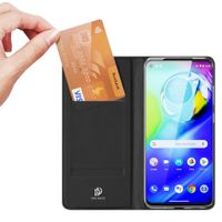 Dux Ducis Slim Softcase Bookcase Motorola Moto G8 Power - Zwart