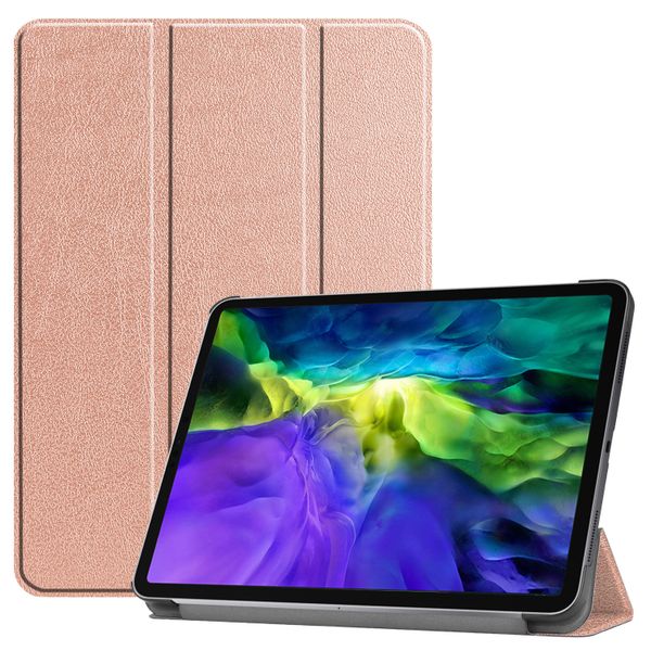 iMoshion Trifold Bookcase iPad Pro 11 (2020-2018) - Rosé Goud