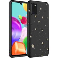 iMoshion Design hoesje Samsung Galaxy A41 - Sterren / Zwart