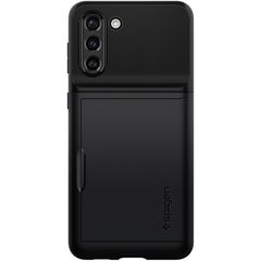 Spigen Slim Armor CS Backcover Samsung Galaxy S21 - Zwart