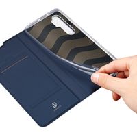 Dux Ducis Slim Softcase Bookcase Xiaomi Mi Note 10 Lite - Donkerblauw