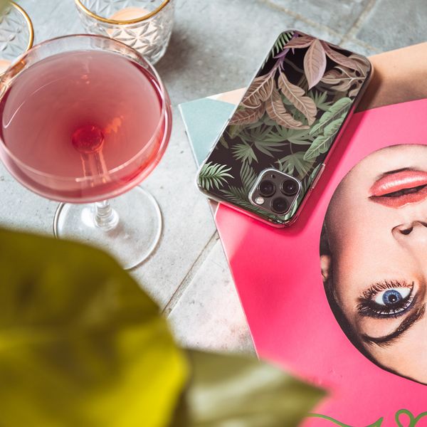 iMoshion Design hoesje iPhone 11 Pro - Jungle - Groen / Roze