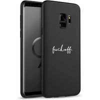 iMoshion Design hoesje Samsung Galaxy S9 - Fuck Off - Zwart