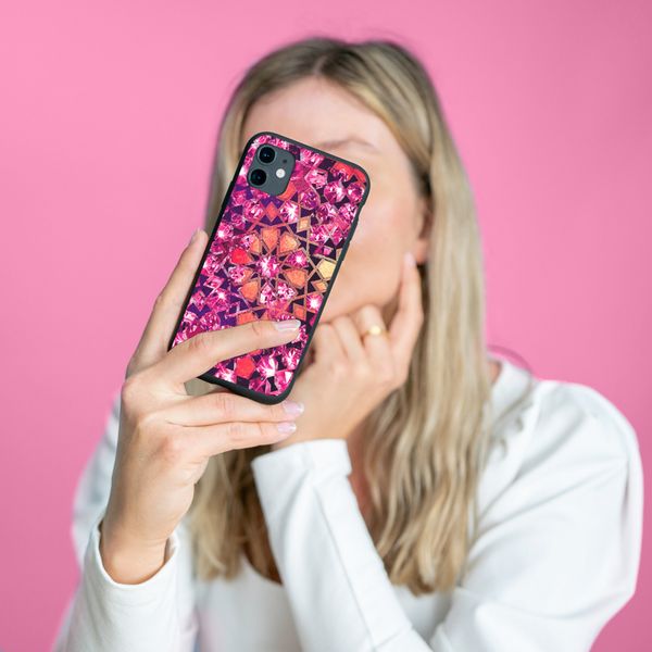 iMoshion Design hoesje Samsung Galaxy A41 - Grafisch - Roze Bling