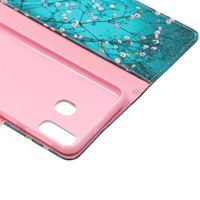 Design Softcase Bookcase Samsung Galaxy A40 - Bloesem