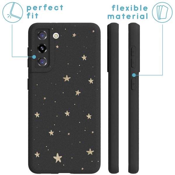 iMoshion Design hoesje Samsung Galaxy S21 - Sterren / Zwart