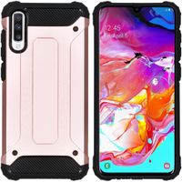 iMoshion Rugged Xtreme Backcover Samsung Galaxy A70 - Rosé Goud