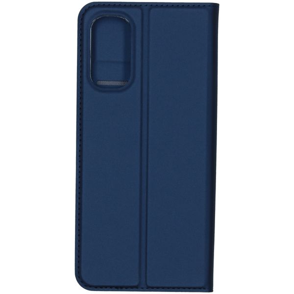 Dux Ducis Slim Softcase Bookcase Oppo Reno4 5G - Donkerblauw