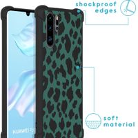 iMoshion Design hoesje met koord Huawei P30 Pro - Luipaard - Groen / Zwart