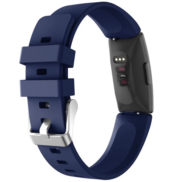 iMoshion Siliconen bandje Fitbit Inspire - Donkerblauw