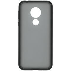 iMoshion Frosted Backcover Motorola Moto G7 Power - Zwart