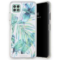 Selencia Zarya Fashion Extra Beschermende Backcover Samsung Galaxy A22 (5G) - Jungle Leaves