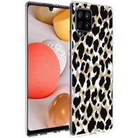 iMoshion Design hoesje Samsung Galaxy A42 - Luipaard / Zwart