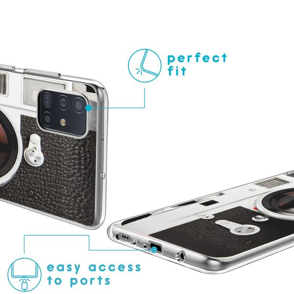 iMoshion Design hoesje Samsung Galaxy A51 - Classic Camera