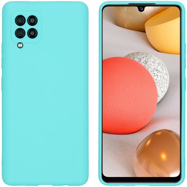 iMoshion Color Backcover Samsung Galaxy A42 - Mintgroen