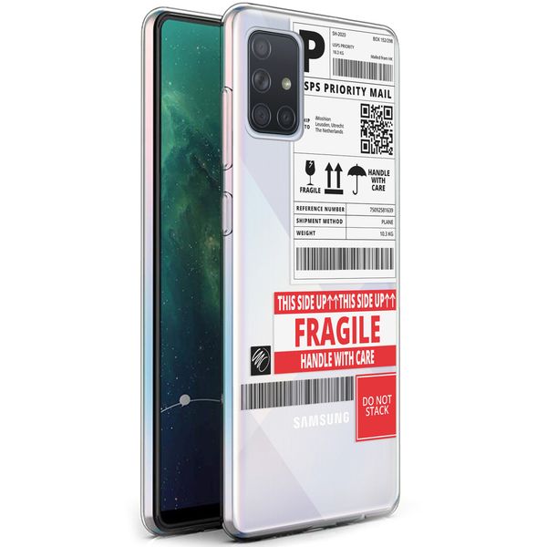 iMoshion Design hoesje Samsung Galaxy A71 - Label