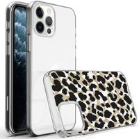 iMoshion Design hoesje iPhone 12 (Pro) - Luipaard / Zwart