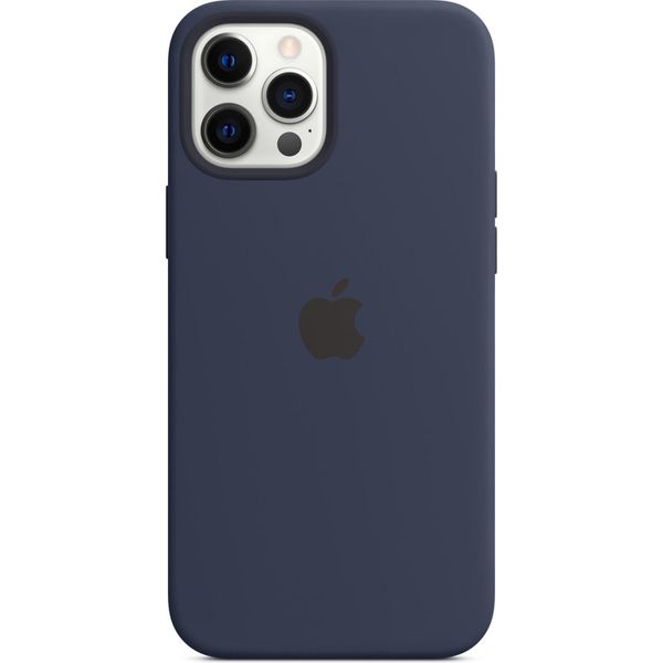 Apple Silicone Backcover MagSafe iPhone 12 Pro Max - Deep Navy