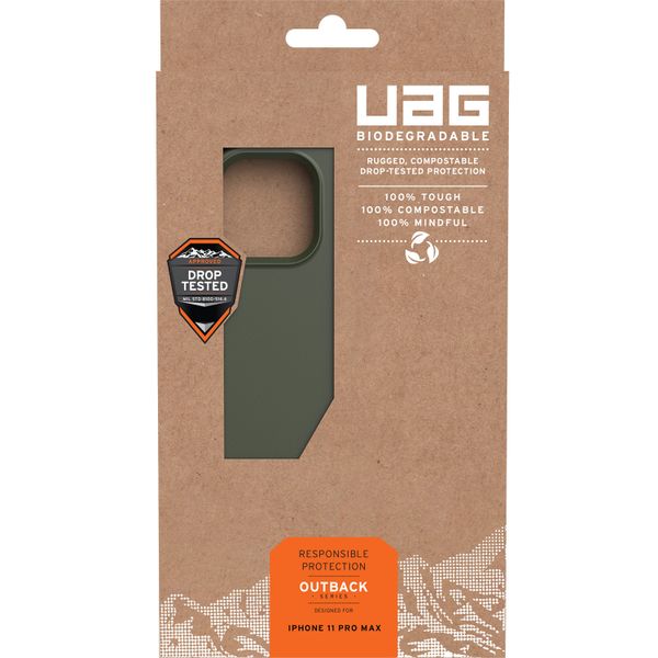 UAG Outback Backcover iPhone 11 Pro Max - Olive