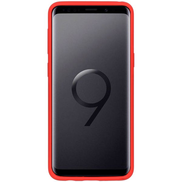 Accezz Liquid Silicone Backcover Samsung Galaxy S9 - Rood