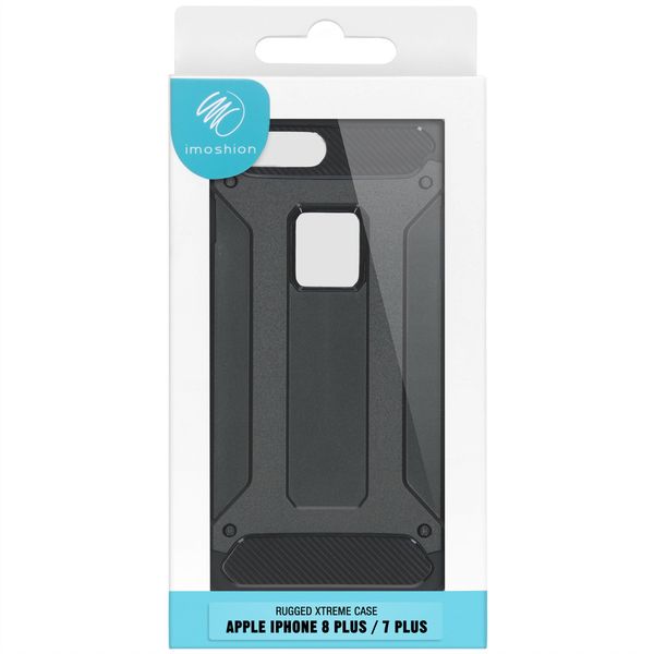 iMoshion Rugged Xtreme Backcover iPhone 8 Plus - Zwart