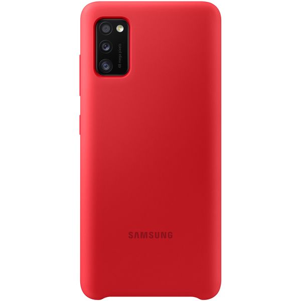 Samsung Originele Silicone Backcover Galaxy A41 - Rood