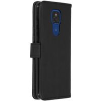 iMoshion Luxe Bookcase Motorola Moto E7 Plus / G9 Play - Zwart