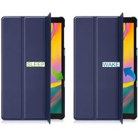 iMoshion Trifold Bookcase Galaxy Tab A 10.1 (2019) - Blauw