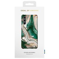 iDeal of Sweden Fashion Backcover Samsung Galaxy S21 - Golden Jade Marble