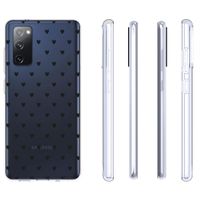 iMoshion Design hoesje Samsung Galaxy S20 FE - Hartjes - Zwart