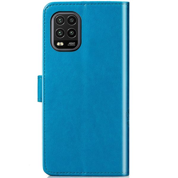 Klavertje Bloemen Bookcase Xiaomi Mi 10 Lite - Turquoise