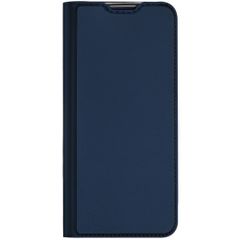 Dux Ducis Slim Softcase Bookcase Huawei P40 Lite E - Donkerblauw