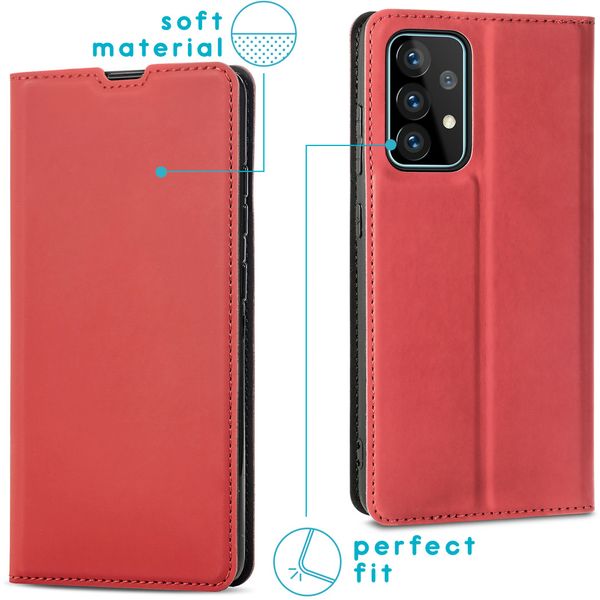 iMoshion Slim Folio Bookcase Samsung Galaxy A72 - Rood