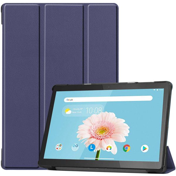 iMoshion Trifold Bookcase Lenovo Tab M10 - Donkerblauw