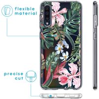 iMoshion Design hoesje Galaxy A50 / A30s - Jungle - Groen / Roze