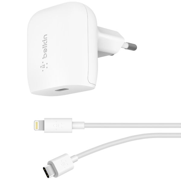 Belkin Boost↑Charge™ USB-C Wall Charger + Lightning kabel - 20W