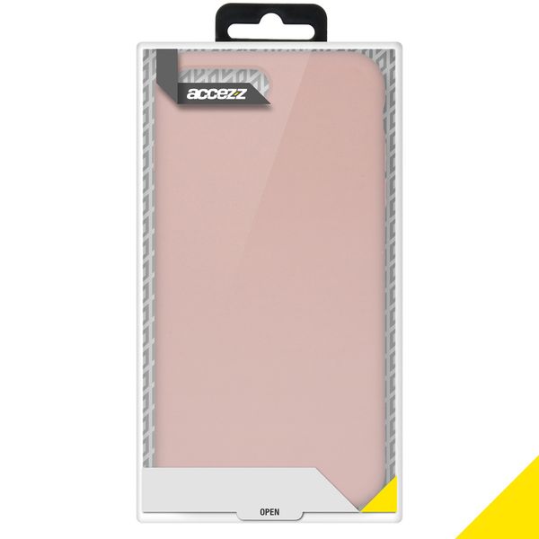 Accezz Liquid Silicone Backcover iPhone 8 Plus / 7 Plus - Pink Sand