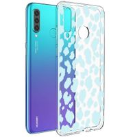 iMoshion Design hoesje Huawei P30 Lite - Luipaard - Blauw