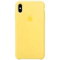 Apple Silicone Backcover iPhone Xs Max - Canary Yellow