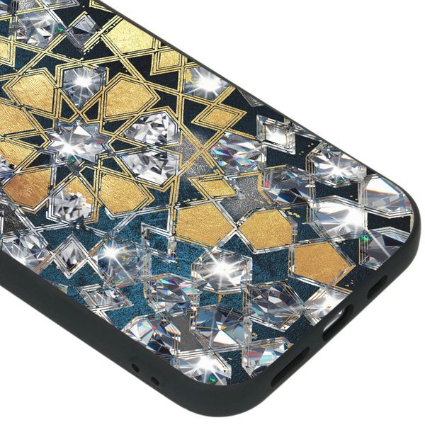 iMoshion Design hoesje iPhone 12 (Pro) - Grafisch / Bling